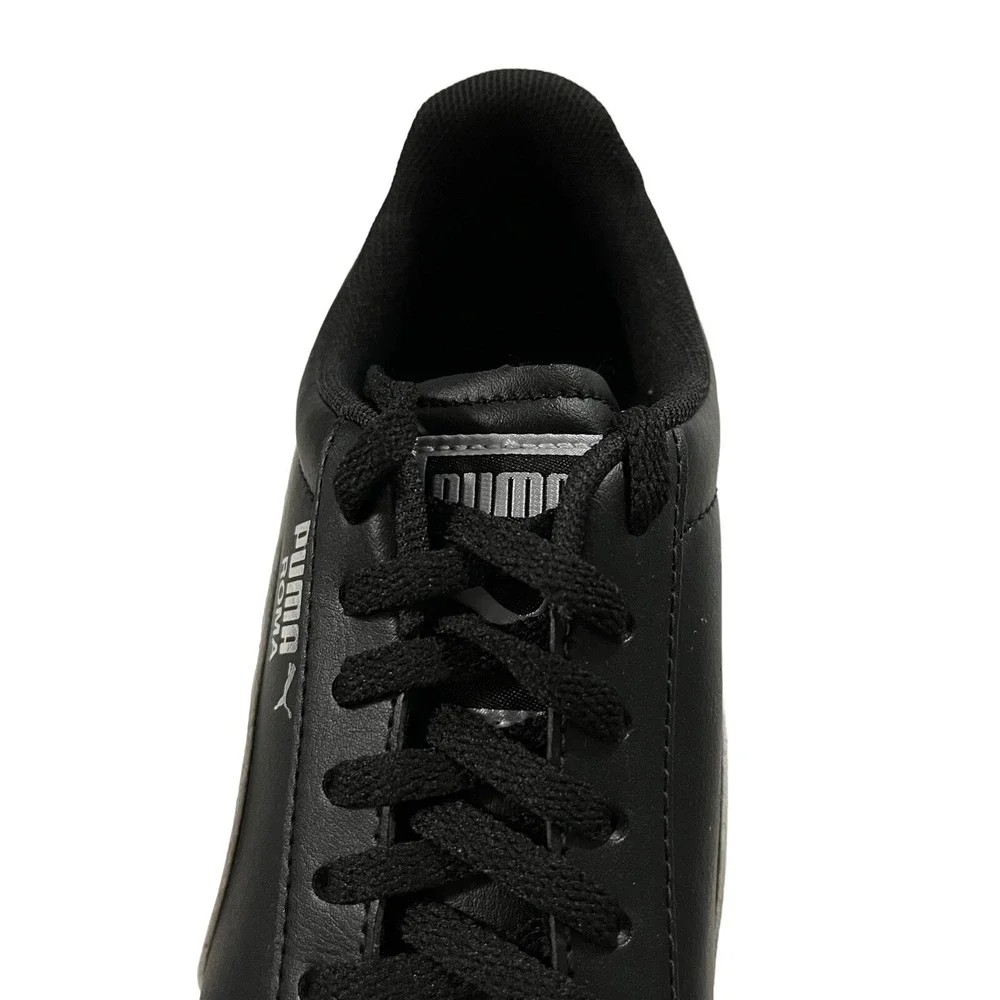 Puma Roma Mens Youth Boys Low Top Sneakers Size 7 Black-White Lace‎ Up Shoes